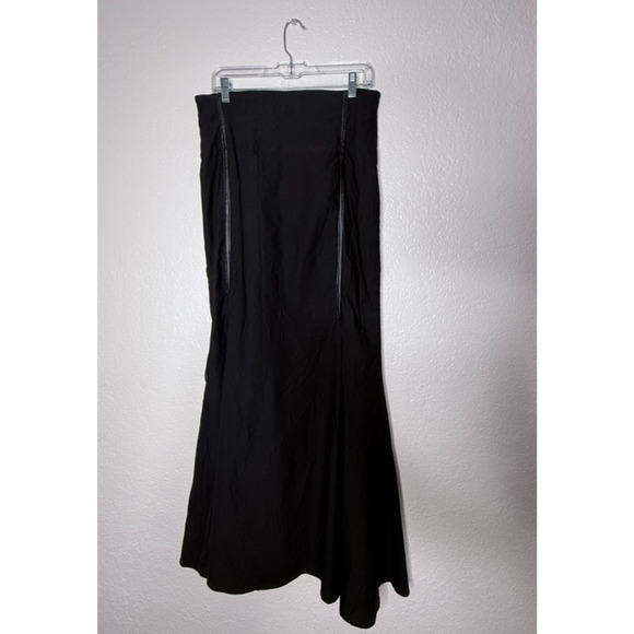 Women XL Victorian Lace Maxi Skirt Hi-Waist Ruffle Renaissance Witch Whimsy Goth - Picture 5 of 9